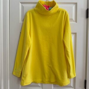 Dudley Stephens Sunny Yellow Fleece Tunic NWT